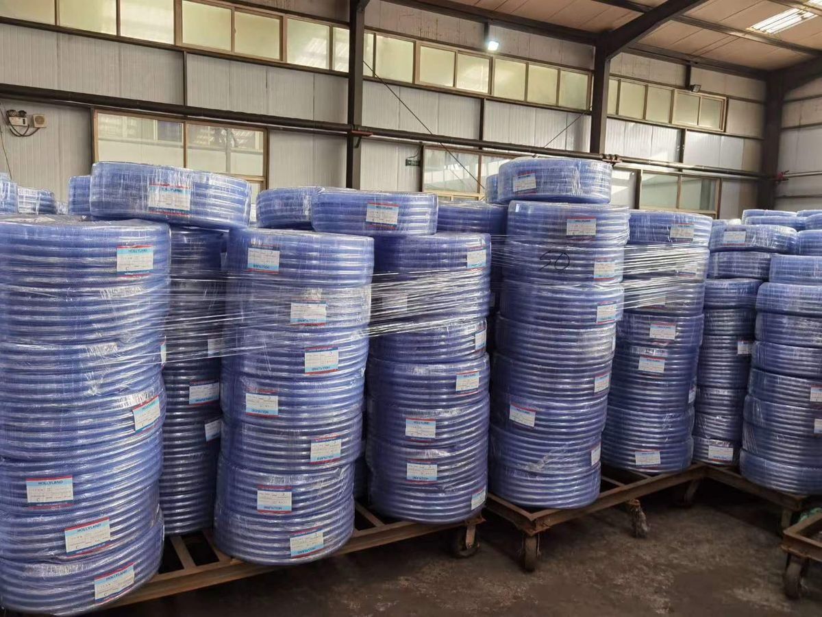 Hose coils ready for shipment